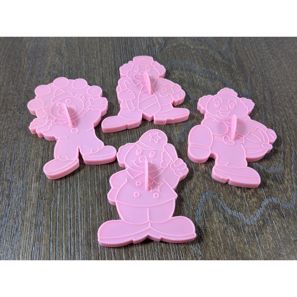 VTG Wilton CIRCUS CLOWNS Cookie Cutters SET OF 4 Whimsical Comical Birthday